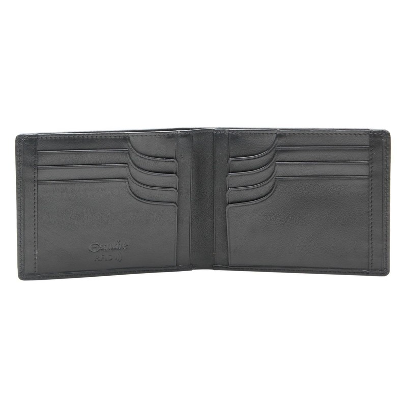 Esquire Logo Card Holder Leather 12 cm