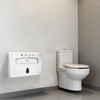 Toilet Seat Cover Dispenser (2-Pcs) Wall Mounted Compatible with Half-fold