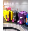 2 Pack Silicone Luggage Tag for Suitcases with Stainless Loop