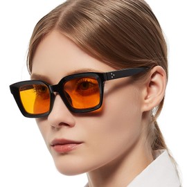 MARE AZZURO 98% Blue Blocking Reading Sunglasses Women U V Computer Gaming Readers 0 1.0 1.25 1.5 1.75 2.0 2.25 2.5 2.75 3.0 3.5 (Black, 2.75)
