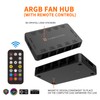 TUMMASTER ARGB Fan HUB 5V-3Pin LED Hub 4 Pin PWM
