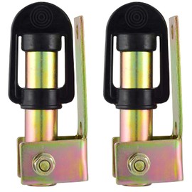 D-TECH Bracket Round Light Tractor with Cable, Brass Socket and Rubber Cap, Universal Holder Rotating Light for All Brands Tractor, Attachment Tubes Diameter 24 mm, According to DIN 72591 (Pack of 2)