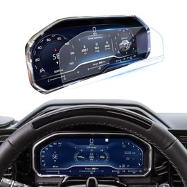 LANTU for Suburban Tahoe Yukon Dashboard Screen Protector for 2022-2024 2025 Chevy Silverado/GMC Sierra 1500&2024 2025 Silverado/Sierra 2500HD 3500HD Accessories Tempered Glass