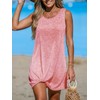 CUPSHE Womens Swimsuit Coverup Swimwear Scoop Neck Swim Beach Cover