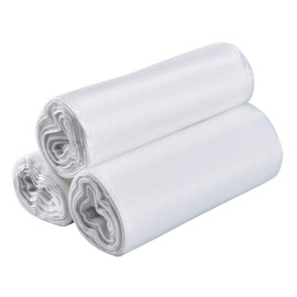 Karat Trash Bags [4-7 Gal - 1000 pc] | 6 Microns | Clear High Density Garbage Can Liners | 24" x 24"