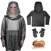 KANCOKIT Mosquito Jacket with Hood & Gloves Ultra-Fine No-See-Um Mesh,