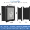 CEESC Large Dog Door for Wall, Weatherproof Pet Door for