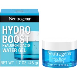 [Japanese Moisturizing Cream] Neutrogena Hyde Boost Face Moisturizer with Hyaluronic Acid for Dry Skin, Age-Free, Non-Pore-Clogging Water Gel Face Lotion, 1.7 oz.