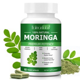 Moringa Capsules,Moringa Capsules Organic,Pure Moringa Powder Organic Supports Energy, Skin Health