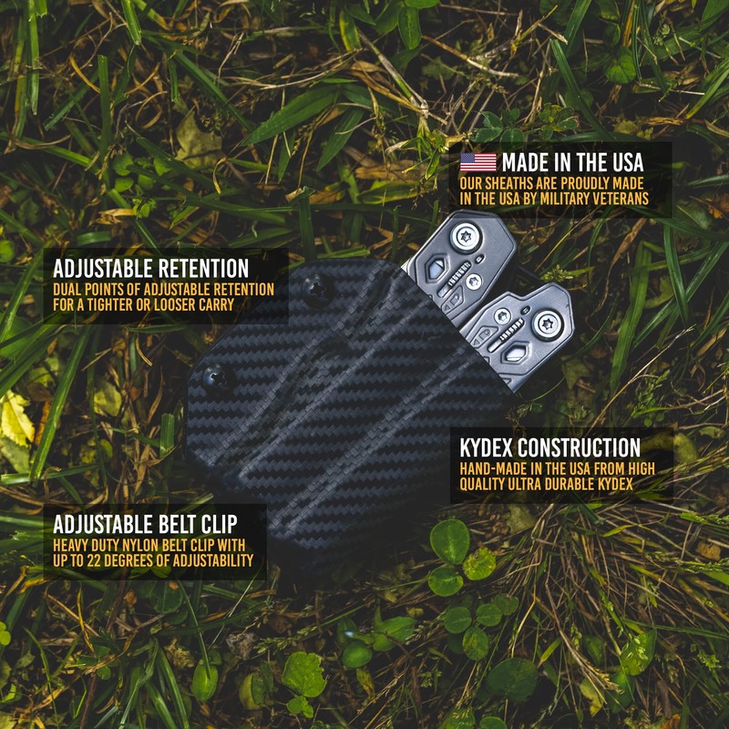 Clip & Carry Kydex Multitool Sheath for the Gerber Truss