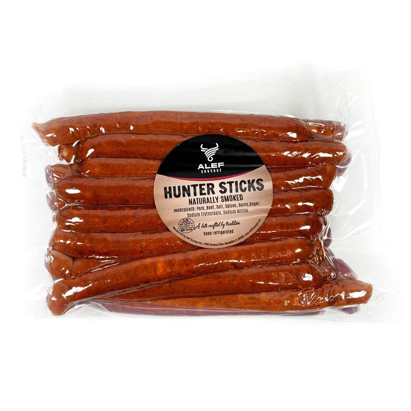 Hunter Pork and Beef Sticks, Smoked Kabanosy approx 5 lb.