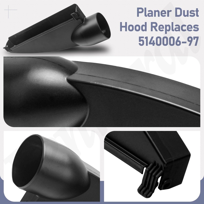 5140006-97 Planer Dust Hood Compatible with D-eWalt DW734 Type 1