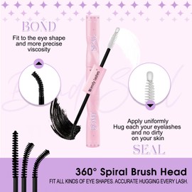 Wimpernkleber Bond and Seal Lash Glue Schwarzer Wimpern Kleber für DIY Wimpern Extensions Wasserfest Cluster Lash Glue Halt 48-72