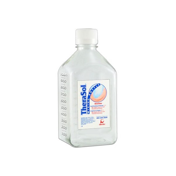 Mixing/Storage Bottle (1,000 ml.) for TheraSol Concentrate Oral Irrigant