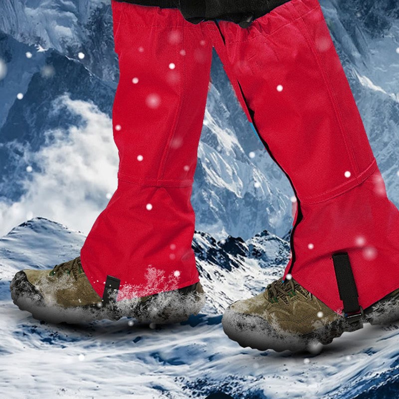 Shipenophy Snow Leg Gaiters, Snow Boot Unisex Long Hook and