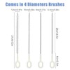 Cleaning Brush Straw, Pack of 4, Long Straw Brush 26