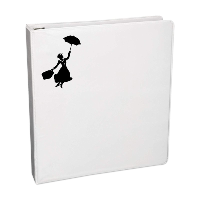 Bargain Max Decals Poppins Silhouette Decal Notebook Car Laptop 5.5"