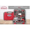 Apollo Tools 135 Piece Household Tool Set with Pivoting Dual-Angle