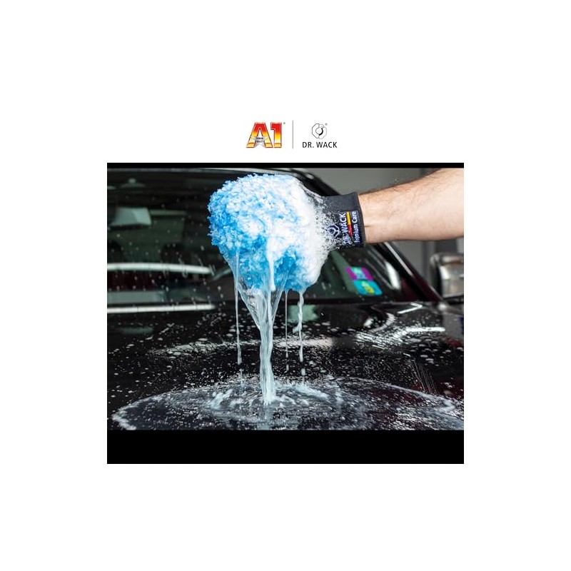 Dr. Wack - A1 Car Wash Mitt - Premium Microfibre