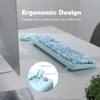 MOFII Wireless Keyboard and Mouse Combo, Retro Wireless Keyboard with