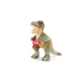Trudi T-Rex Plush Dinosaur, Gift for Birthday and Christmas, 19 x 18 x 9 cm, Size XS, Prehistoric Animals, Model 51184