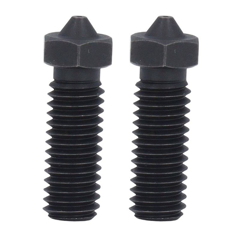 2PCS 3 Hole Nozzles Hardened Steel Nozzle Fit 1.75mm Filament
