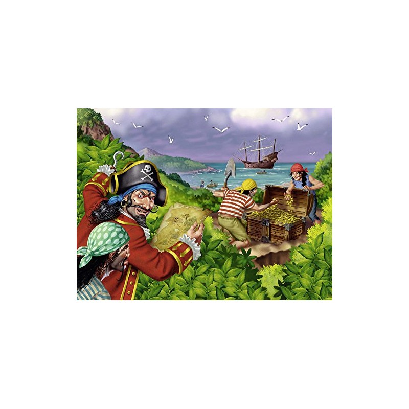 Ravensburger 10977 Pirate Treasure Children's Puzzle 100 Pieces