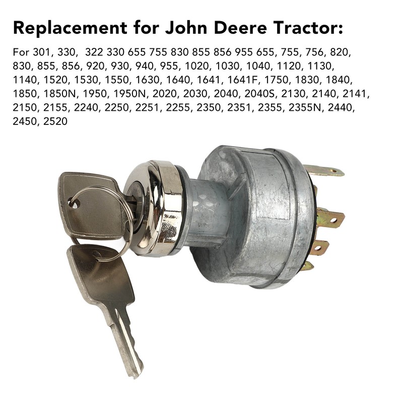 Ignition Switch AR58126 Replacement for John Deere 322 330 655