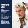 Slick Gorilla Hair Styling Texture Powder and Texture Comb |