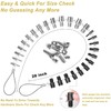 Original Nut, Bolt Thread Checker(Inch & Metric), Size Gauge Measuring