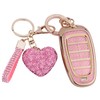 Meruns for Hyundai key fob cover with Keychain, Car Accessories