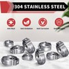 (Pack of 100) EFIELD 1/2-inch Stainless Steel Pex Cinch Clamp