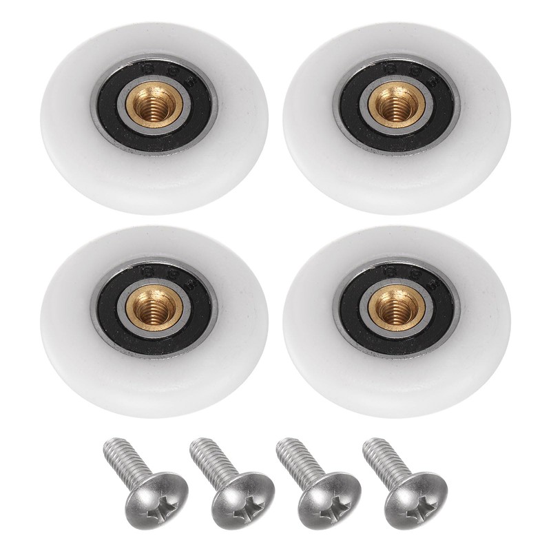 uxcell Shower Door Roller Wheel 27mm Diameter Replacement Part for