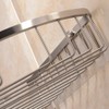 NOKOZAN Stainless Steel Corner Shower Caddy - Bathroom Organizer Shelf