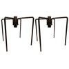 Bird Feeding Station Stabiliser Stand Base Spikes in Brown (Pack