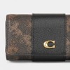 Coach CI210 B4AWV Women's Accessory Key Case (Brass x Black