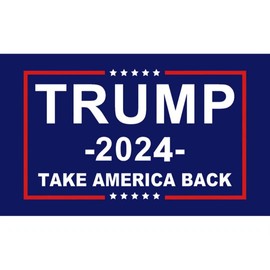 Trump 2024 Flag Take America Back 3x5 ft, Take America Back Trump Save America Flag, Outdoor Indoor Garden Decoration Banner