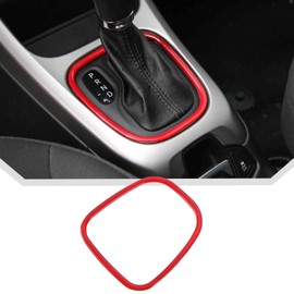 JeCar Center Console Gear Shift Panel Trim for Jeep Compass 2017-2020 Red Interior Accessories
