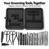 24-Piece Manicure & Pedicure Set – Stainless Steel Grooming Tools