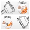 Taoluwin Vegetable Peeler, Dual Blade Stainless Steel Fruit & Potato