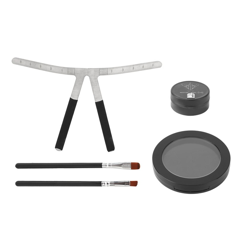 Eyebrow Mapping Kit Stencil Ruler Brow Mapping String Pigment Eyebrow