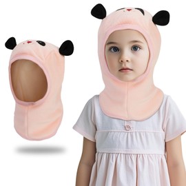 QKURT Toddler Winter Warm Balaclava, Thermal Windproof Hat Neck Warmer Warm Knit Cap Scarf Kids Knitted Beanie Hat