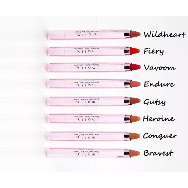 Mally Fearless Color Lip Crayon, "WILDHEART" (1 Piece) - FREE
