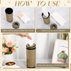 Singhoow 1 Pcs Car Tissues Cylinder Leather Round Tissues Container