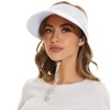 Sombreros de sol para mujer, protección UV, visera ancha 2