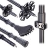 Speeron Anti-shock Hiking Poles: 1 Pair Telescopic Hiking Poles, Aluminium,