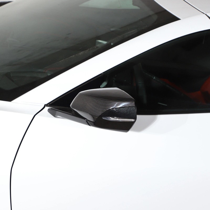 necar2020 Dry Carbon For Corvette C8 2020-24 Car Rear View