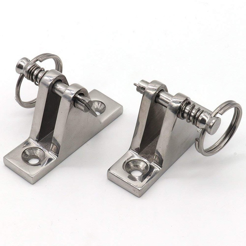 DollaTek 2-Piece Deck Hinge 90° with Quick Release Pin Boat