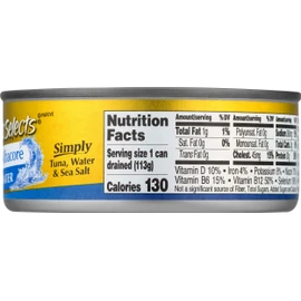 StarKist Selects Solid White Albacore Tuna In Water - 4.5 oz Can