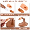 Fake Nail Hand Practice Model,Practice Hand for Acrylic Nails,Flexible Nail